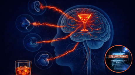 Ilustrace vlivu alkoholu na základní smysly člověka