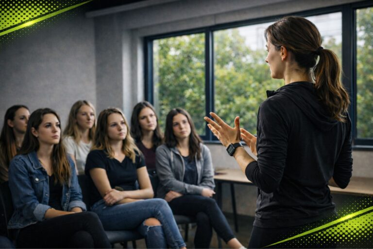 Tematický workshop osobní bezpečnosti pro studentky – práce s pozorností a pohybem