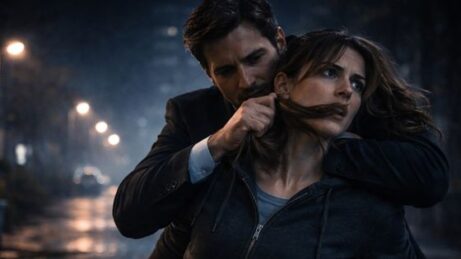 útok zezadu strhem za vlasy na ulici v noci sebeobrana